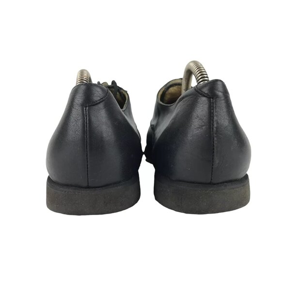 Cable & Co. Mens‎ Black Leather Round Toe Lace Up Derby Dress Shoes Size 9 - Picture 5 of 9